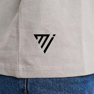 Nouveau design en gros 100% personnalisé coton biologique hommes surdimensionné T-Shirts haut de gamme en vrac vierge goutte épaule courte en couleur blanche - Product Image 5