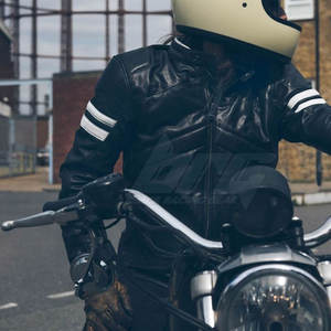 Veste de sport d'hiver de couleur unie pour adultes Nouveau design Veste de moto imperméable et coupe-vent Vêtements de moto de course - Product Image 5