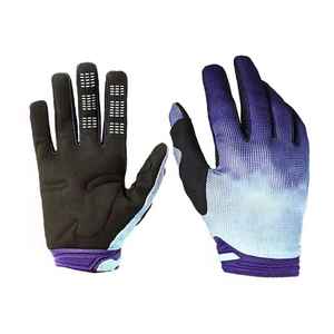 Guantes de carreras de dedo completo de alta calidad diseñados a medida para entusiastas del deporte para bicicleta de montaña y patrón impreso de Motocross - Product Image 3