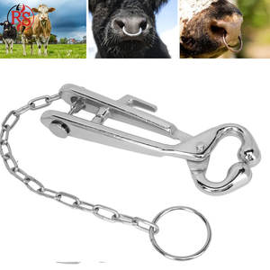Sujetador de toros veterinario con cadena de acero inoxidable de alta resistencia - Product Image 4