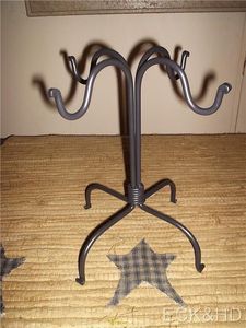 New Arrival Stainless Steel Copper Plating 6 Tea Cup <b>Mug</b> <b>Holder</b> <b>Mug</b> Tree Countertop Tea Cups <b>Holder</b> <b>Stand</b> - Product Image 5