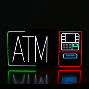 Tùy Chỉnh Khói Cửa Hàng Dẫn Đăng Ký Kinh Doanh Mở LED Neon Dấu Hiệu - Product Image 1