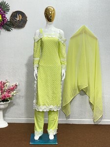 DESIGNER PARTY WEAR FANCY TOP CON DUPATTA - Product Image 4