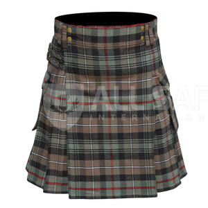 Meilleure vente couleur unie pur coton acrylique Argyle Kilt moderne anneaux en D Design irlandais utilitaire écossais Highland vêtements européens - Product Image 1