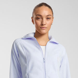 Personalizado señoras invierno cálido Retro Polar cuello alto chándal abrigo chaqueta transpirable microfibra Safari chaqueta para mujer - Product Image 3