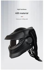 <span class=keywords><strong>Casco</strong></span> Integral de Motocicleta <span class=keywords><strong>Alien</strong></span> Predator, Máscara de ABS con Diseño Sci-Fi, Cierre Rápido, para Todas las Estaciones, Ideal para Motociclismo Urbano, Nuevo - Product Image 4