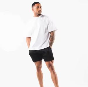 กางเกงขาสั้นตาข่ายสองชั้นแห้งเร็วน้ำหนักเบากางเกงวิ่งออกกำลังกายยิมกางเกงขาสั้นผู้ชาย - Product Image 2