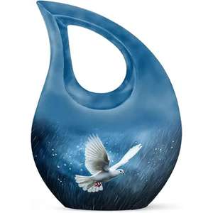 Vente chaude de haute qualité en forme de larme urnes funéraires taille personnalisée urnes commémoratives dernière arrivée de stock dans les fournitures funéraires - Product Image 2