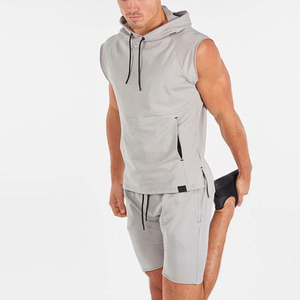 2025, venta al por mayor, chaleco deportivo de alta calidad para hombres, chaleco deportivo de algodón transpirable, Sudadera con capucha sin mangas, diseño de logotipo personalizado, Invierno para hombres - Product Image 6