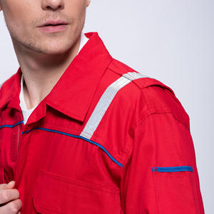 Combinaison uniforme de travail haute visibilité OEM pour hommes Nouvelle arrivée Combinaison de travail de sécurité imperméable Combinaison pour vêtements de travail - Product Image 6