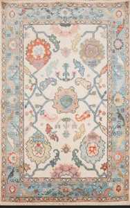 พรมถักมือดีไซน์ทันสมัยทำด้วยมือลายตุรกีและเปอร์เซียสีสันสดใสสวยงามปรับขนาดได้ - Product Image 3