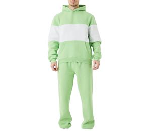 Survêtement unisexe personnalisé en coton 100 %, pantalon de jogging sur mesure avec survêtement pour homme, épais pour l'hiver, prix de gros - Product Image 1