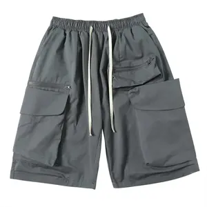 Casual Wear Summer Wholesale New Collection Men Basic Custom Multi Pockets OEM Baggy Cargo Shorts