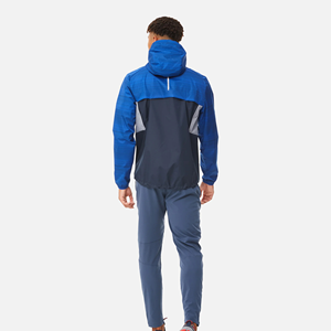 Survêtements coupe-vent en nylon de haute qualité, survêtements de sport à blocs de couleurs au design personnalisé pour hommes, survêtements coupe-vent - Product Image 2