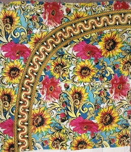 Tela de algodón con estampado de Mandala vibrante para confección, decoración del hogar y proyecto de artesanía, Material Multicolor suave para Kurtis Tops y faldas - Product Image 5