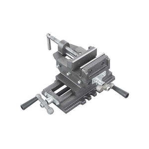 Étau manuel robuste à mâchoires en acier et corps en fonte pour les industries de la machine et de la construction - Product Image 1