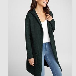 Cárdigan de Cachemira de punto de lana de talla grande, sudaderas con capucha, prendas de vestir exteriores transpirables, sudaderas con capucha deportivas de felpa francesa cálida para invierno - Product Image 5