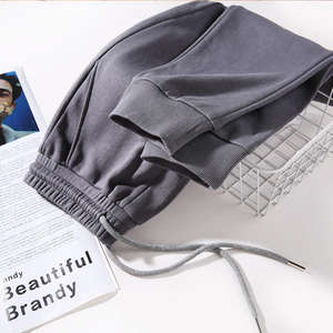 กางเกงวอร์มผู้ชายผ้าขนสัตว์น้ำหนักเบา ระบายอากาศได้ดี ทรงหลวม สไตล์ลำลอง ใส่เล่นกีฬา ทรงขาตรง แฟชั่นฤดูใบไม้ร่วง - Product Image 5