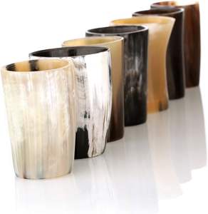 Verre à shot en corne de bœuf naturelle Viking, verre à boire, verre de haute qualité en corne de buffle naturelle, taille personnalisable - Product Image 4