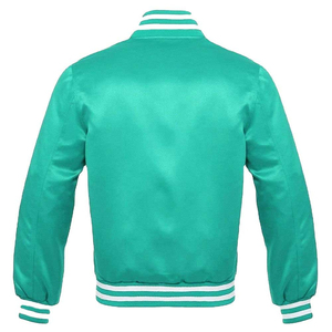 เสื้อแจ็กเก็ตซาตินสำหรับผู้ชาย2025-26เสื้อแจ็กเก็ตทีมบอมเบอร์ผลิตตามสั่ง - Product Image 5