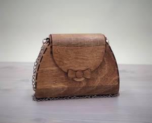 High Quality Handmade Wooden Clutch Chain Strap Hook Loop Closure Customizable Capacity-Mehak Impex Brand Fashion Evening Purse - Product Image 1