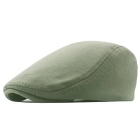 Gorra de Golf Unisex Estilo Británico, Gorra Plana con Visera, Suave y Sólida, para Deportes al Aire Libre, Venta al Por Mayor