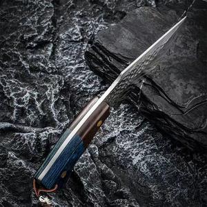 Cuchillo de hoja fija de fábrica OEM ODM personalizado al por mayor cuchillo de camping rebanador portátil de verduras al aire libre para acampar y cazar - Product Image 4