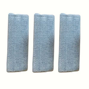 Juego de Mopa Húmeda y Seca con Palo de Aluminio, Mopa Plana con Raspador Incorporado y Cubo para Cocina, Baño, Dormitorio, Sala de Estar - Product Image 3