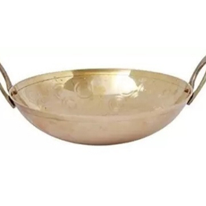 ส่งออกจากอินเดียอาหารปลอดภัยทองเหลืองทำอาหาร Handi หม้อที่มีคุณภาพสูงขายหม้อทำอาหารสำหรับบ้านห้องครัวโรงแรมการใช้งานในขายส่ง - Product Image 1