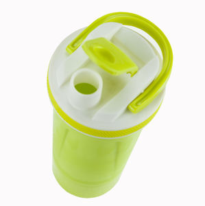 Botella de plástico de 24oz al por mayor para batidos y pre-entrenamiento, mezclador de proteínas de fácil limpieza, Incluye rejilla de mezcla - Product Image 3