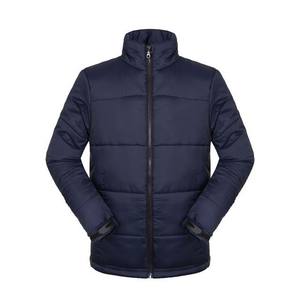 2024 hommes hiver Stand doudoune Logo personnalisé respirant imperméable toile capuche haute rue Style fermeture à glissière poche laine - Product Image 2