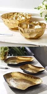 Cuenco de latón grabado con tono dorado intenso, perfecto para mesas de comedor de lujo o temas de decoración étnica - Product Image 6