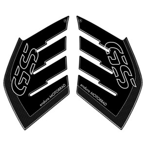 Adesivi Laterali 3D in Gel Effetto Carbonio su Misura per Serbatoio BMW R1200 GS 2004-2007, Decorazioni Compatibili con il Logo - Product Image 1