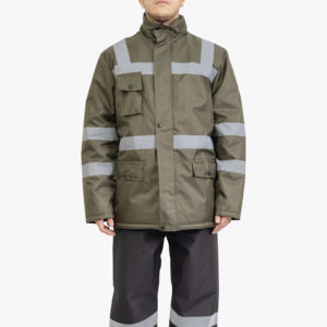 High Visibility Breathable Comfortable Jacket Reflective <b>Strips</b> Customizable Workwear Waterproof Bulk Supply - Product Image 1