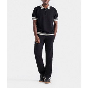 Polos de algodón de alta calidad con logotipo bordado personalizado para hombre, ropa deportiva informal de marca, camisetas de Polo - Product Image 1