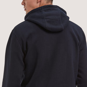 Sudaderas con capucha de mezcla de algodón 100% profesional para hombres Otoño/Invierno compatibilidad logotipo personalizable bordado de chenilla - Product Image 4