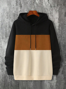เสื้อฮู้ดดี้ผ้าฝ้ายหนานุ่ม 100% สำหรับฤดูหนาว ผลิตตามแบบ OEM พร้อมบริการสกรีนลายและปัก สำหรับผู้ชาย - Product Image 6