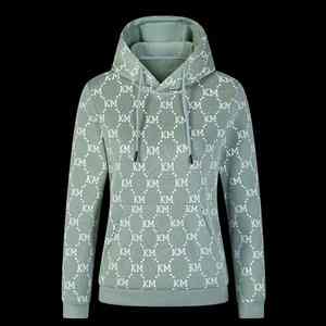 เสื้อฮู้ดดี้พิมพ์ลายแบบสวมหัว ไซส์เดียว โลโก้ด้านหน้า ผ้าถัก สำหรับออกกำลังกาย - Product Image 5