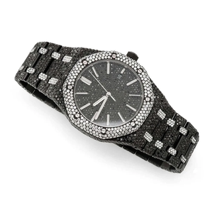 Relojes de Lujo para Hombre, con Incrustaciones de Diamantes Moissanite, Acero Inoxidable Resistente al Agua - Product Image 3