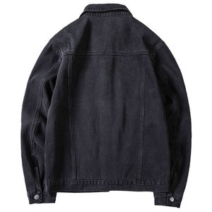 Men's Winter <b>Denim</b> <b>Jacket</b> Premium Quality 100% Cotton Waterproof Breathable Button Durable <b>Lightweight</b> Portable Multi-Purpose - Product Image 2