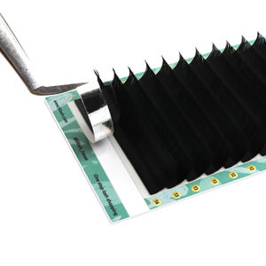 Pestañas de Seda y Cachemira OEM ODM, Entrega Rápida, Bandejas de Pestañas Negras Mate Suaves, Proveedor de Pestañas Individuales - Product Image 3