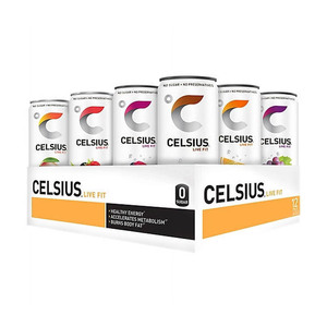 <span class=keywords><strong>CELSIUS</strong></span> Assortiment de saveurs officielles, boissons énergisantes essentielles et fonctionnelles, 12 floz (lot de 12) - Product Image 5