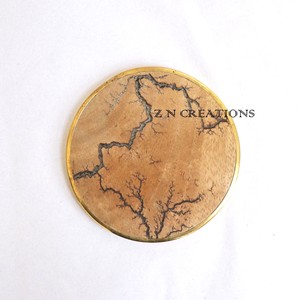 High Quality Custom Handmade Resin Marble Wooden Coasters MFD Manufacturer's <b>Mats</b> & Pads for Drinks - Product Image 1