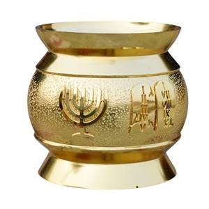Porte-encens en aluminium doré de meilleure qualité décor à la maison diffuseur d'aromathérapie église ménage brûleur d'encens Pot pour religieux - Product Image 3