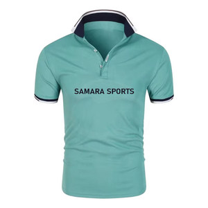 Polo para hombre con logotipo impreso de estilo formal al por mayor, camiseta con logotipo bordado, Polo liso en blanco de secado rápido para hombre - Product Image 1