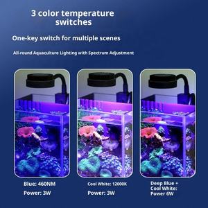 Lámpara LED para Acuario <span class=keywords><strong>M1</strong></span> <span class=keywords><strong>Pro</strong></span> con 3 Modos de Color, Temporizador y Cuello de Cisne Flexible para Nano Arrecifes, Corales, Algas y Acuarios de Agua Dulce - Product Image 2