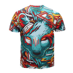 Camisetas Unisex de Moda 100% Poliéster, Diseño Personalizado, Casual, Sublimación, Impresión Digital, Tela de Lona, Manga Corta - Product Image 2