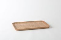 Plateau de service rectangulaire moderne en feuilles de palmier biodégradables et compostables, pour charcuterie, mini-plat de fromage, jetable