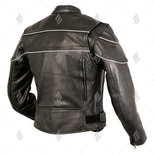 Fashion Outerwear Faux Leather Skinny Top Motorcycle Black Leather For <b>Men</b> Faux Leather <b>Jackets</b> - Product Image 2