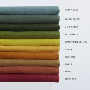 Venta al por mayor orgánico 100% tela de lino natural 115 '' / 292 cm ancho extra estilo europeo Metro niñas/niños vestidos ropa de cama - Product Image 5